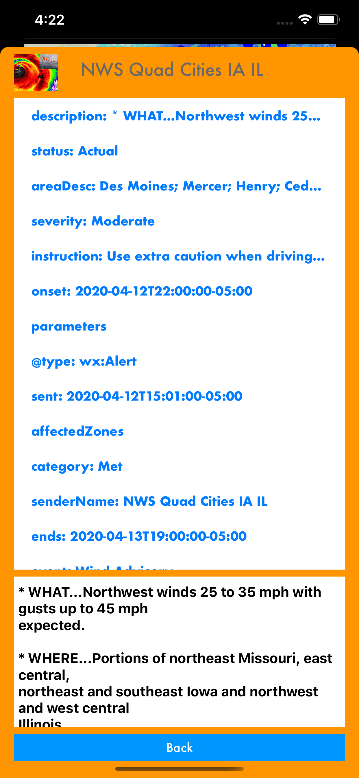 Instant NOAA Alerts 3D Elite screenshot 10