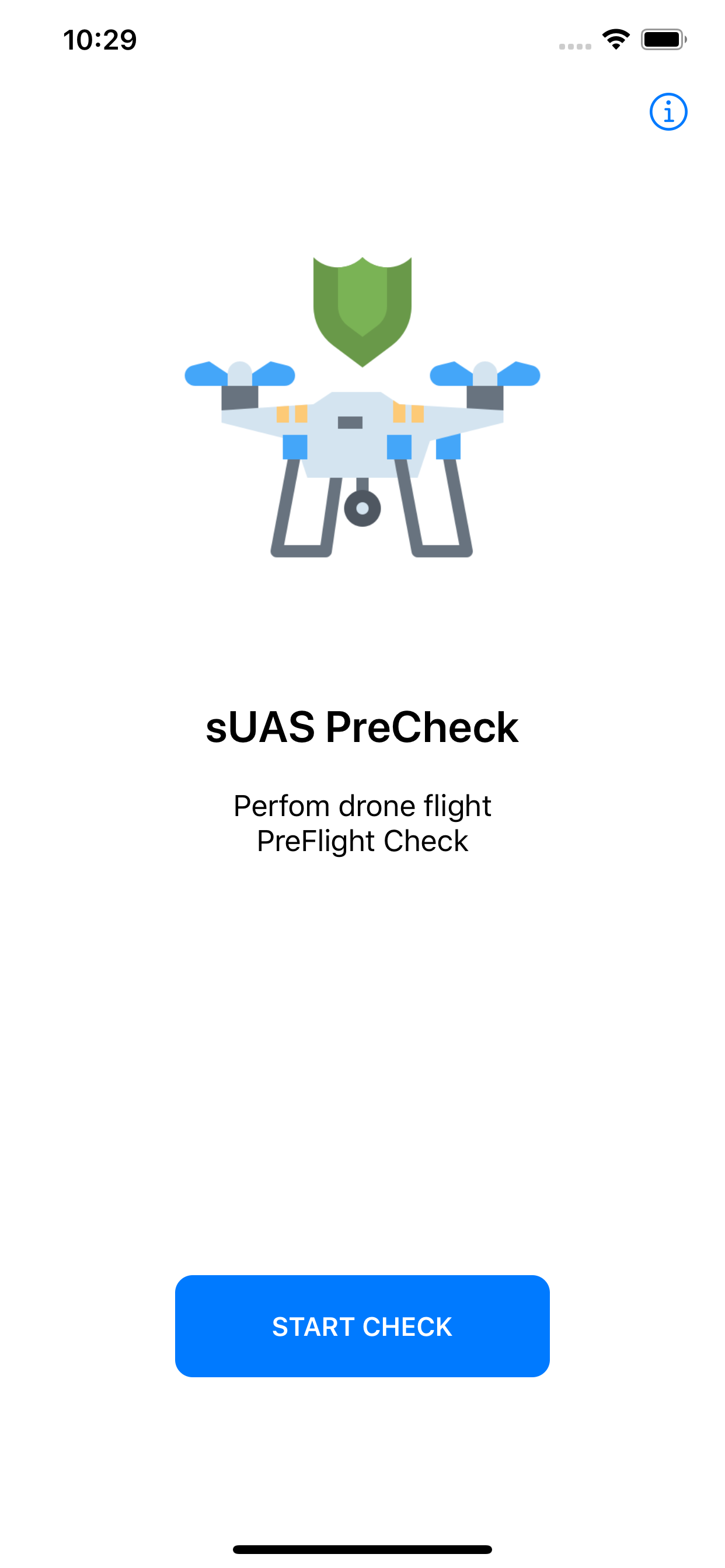 sUAS PreFlight screenshot 2