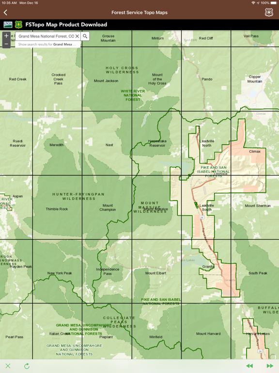 Rocky Mtn National Forests iPad screenshot 9 - Travel app