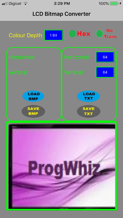Screenshot #2 pour LCD Bitmap Converter