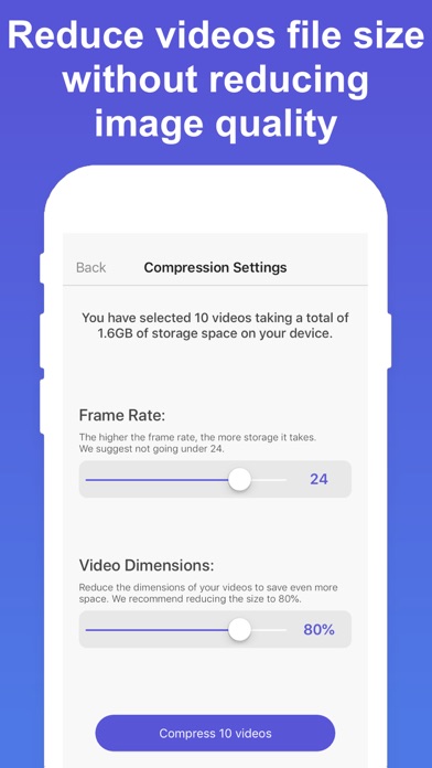 Compress Videos & Resize Video screenshot 2