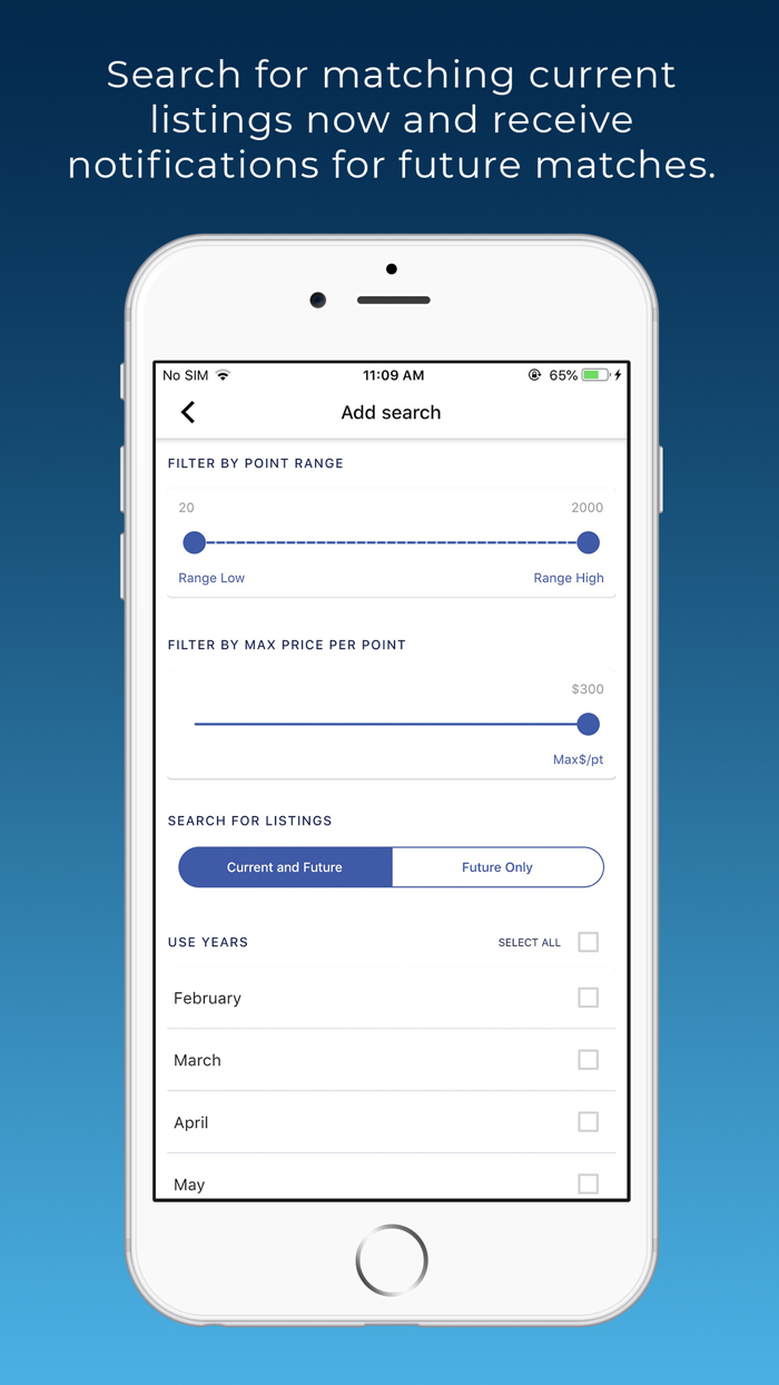 DVC Resale Market Search App