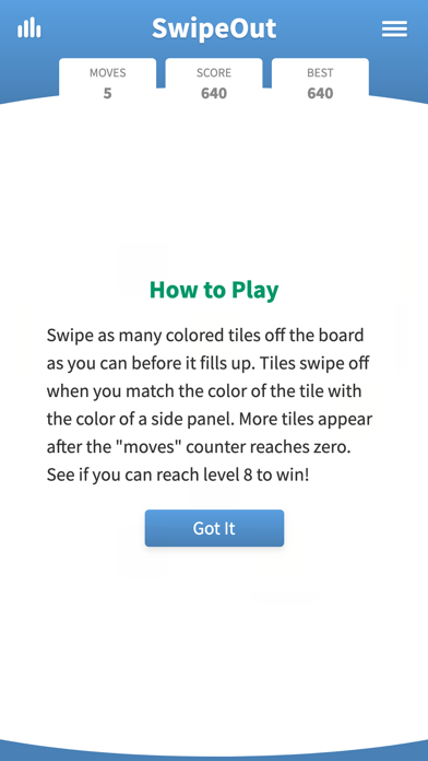 SwipeOut · Swipe Game Screenshot