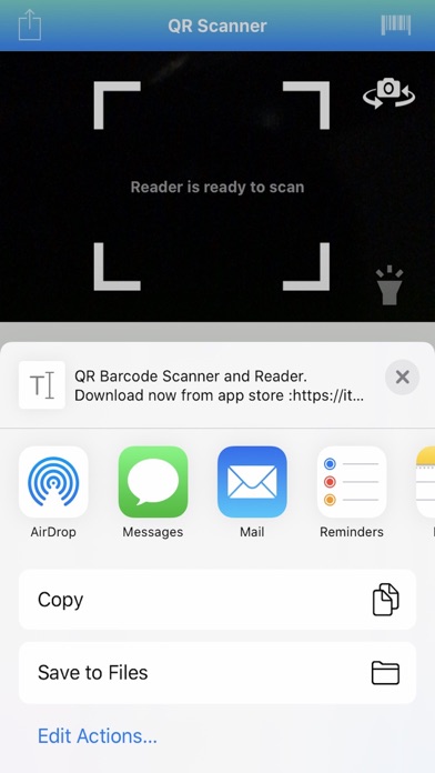 QR Barcode Scanner and Reader screenshot 2