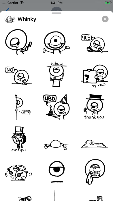 Whinky Stickers Screenshot