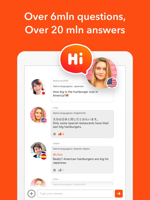 HiNative - Learn foreign languages from native speakers! - Powered by Lang-8 screenshot