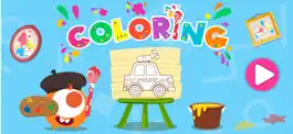Game screenshot CandyBots Coloring Book Kids mod apk