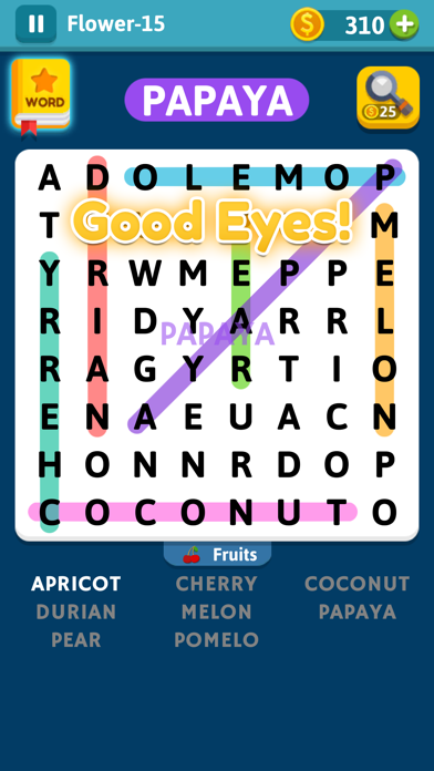 Word Search: Hidden Wordsのおすすめ画像2