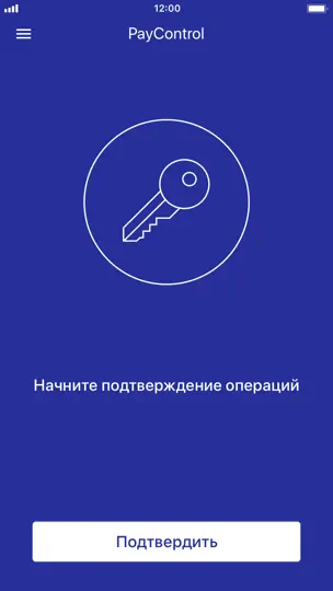 Скриншот PayControl Classic на iPhone 1