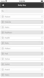 islamic baby name in urdu iphone screenshot 3