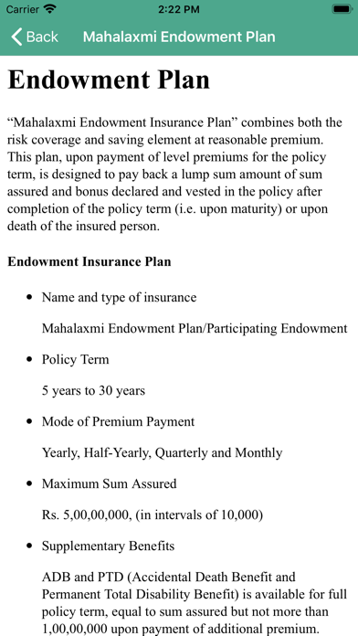 Screenshot 4 of Mahalaxmi Life App