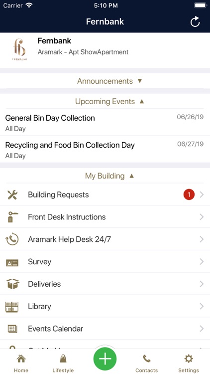 MyFernBank Resident App