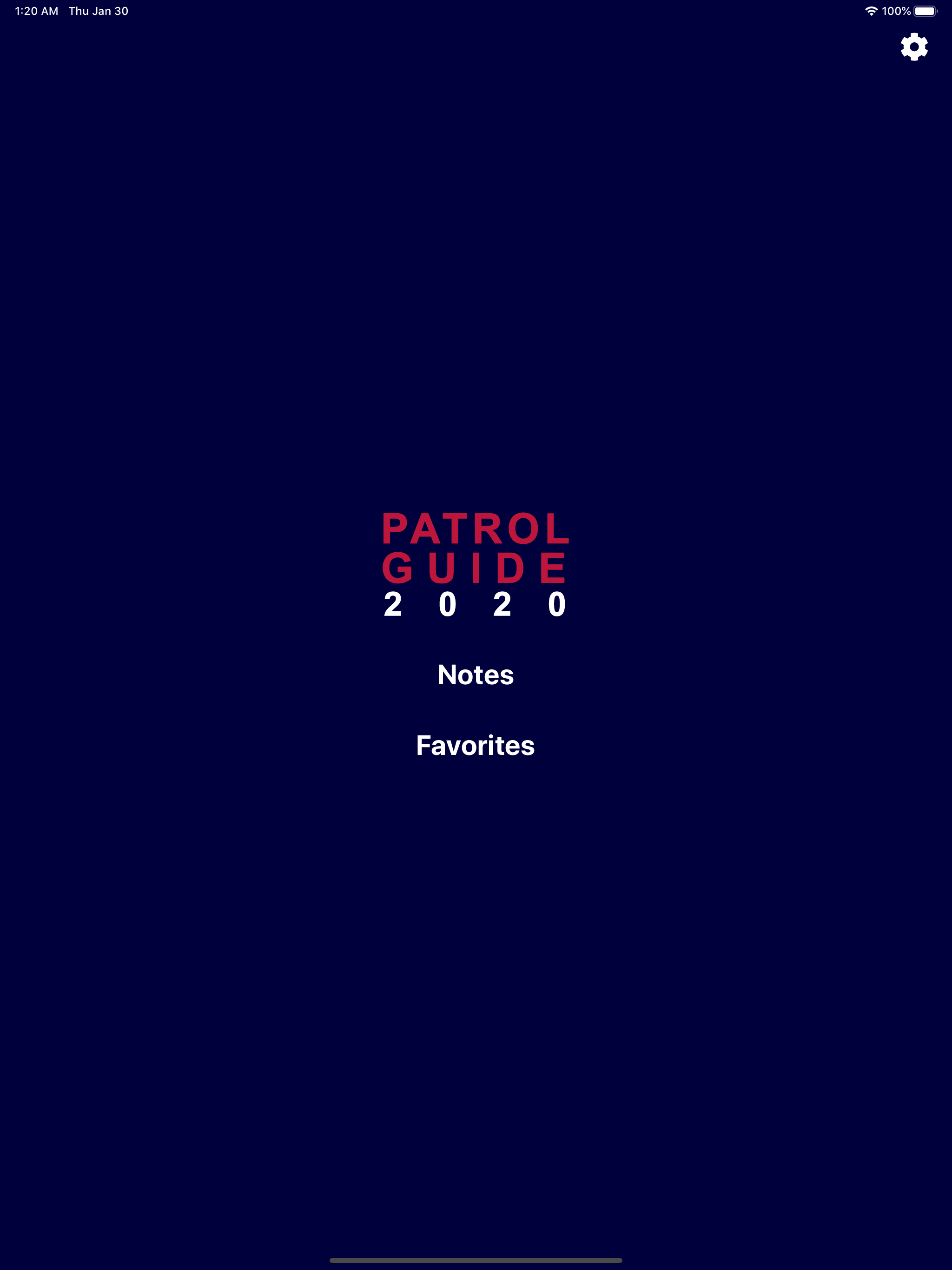 Patrol Guide 2020
