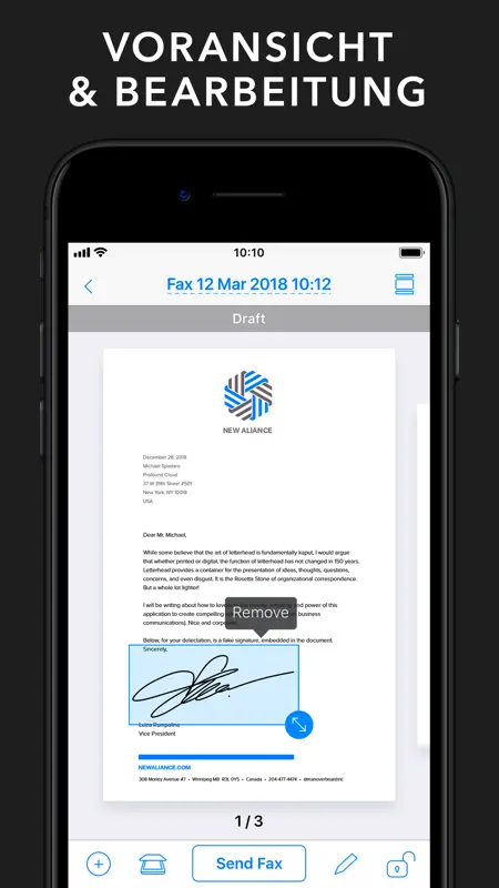 FAX from iPhone & iPad App screenshot 4 of 5