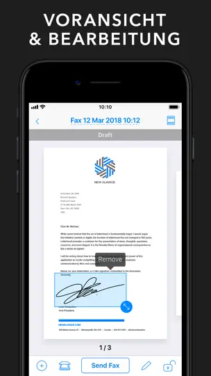 Screenshot von FAX: Faxen Senden & Empfangen auf dem iPhone 4