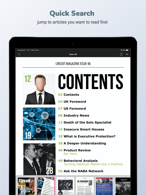 The Circuit Magazine iPad screenshot 5 - Magazines & Newspapers app