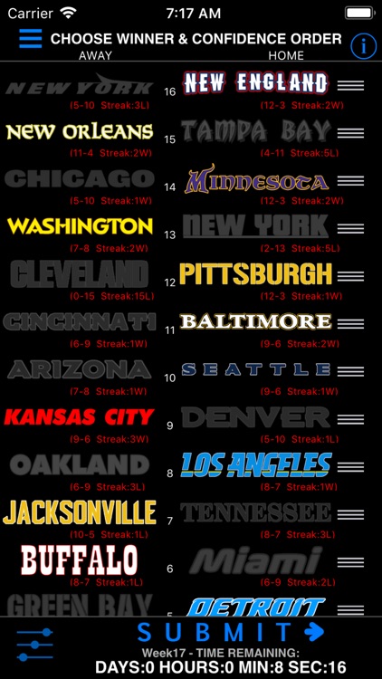 Pick Them All Football