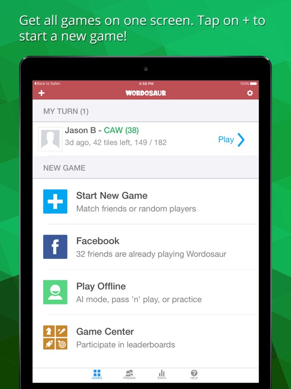 Screenshot #5 pour Wordosaur The Social Word Game