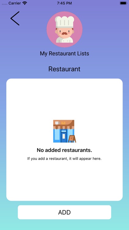 My Restaurant Lists