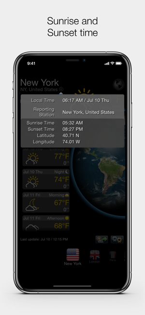 ‎Real Weather Forecast Screenshot