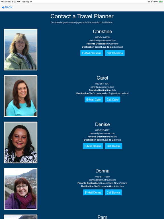 Pavlus Travel iPad screenshot 6 - Travel app