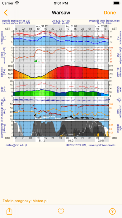 Screenshot #1 pour Pogoda UM Meteo