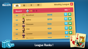 Belote & Coinche online screenshot