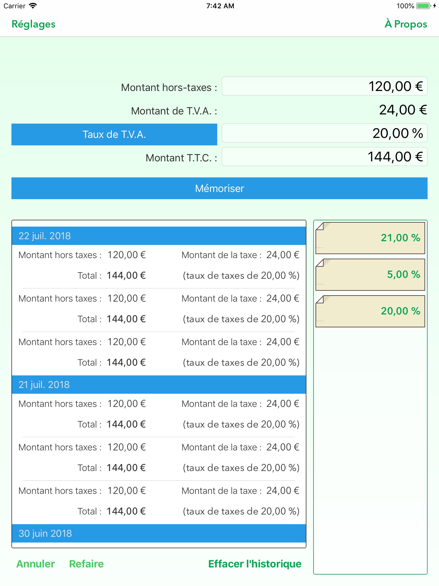 Calculator for VAT screenshot 4