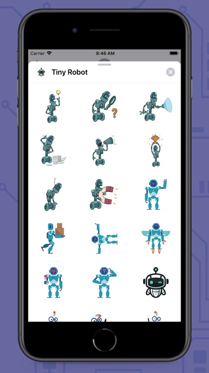 Tiny Robot Stickers screenshot-3