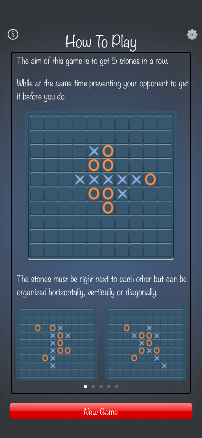 Tic Tac Toe - 5 in Row