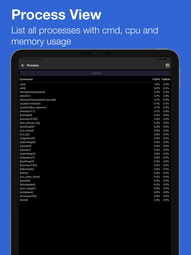 ‎ServerDog: Status, Terminal Screenshot