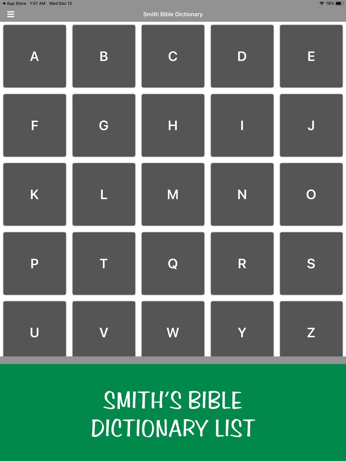 Smiths Bible Dictionary ipad screenshot 1