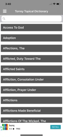 Game screenshot Torrey's Topical Bible Offline mod apk