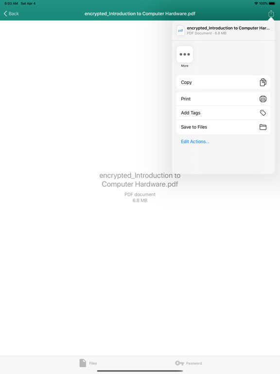 App screenshot