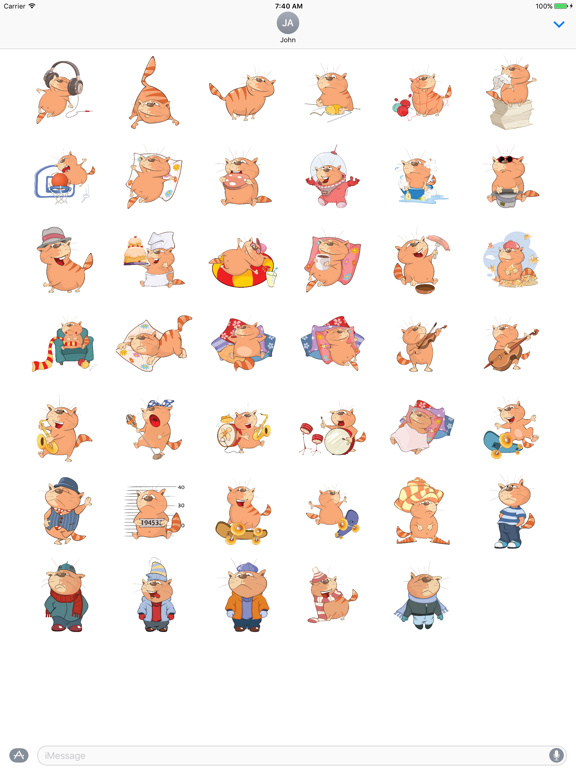 Screenshot #5 pour Sticker Me: Funny Cat