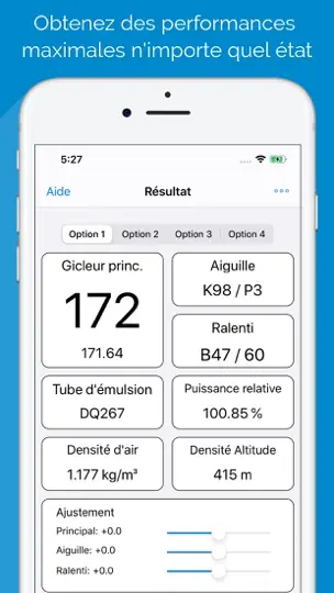 Capture d'écran de Carburation Pour TM KZ Kart sur iPhone 1