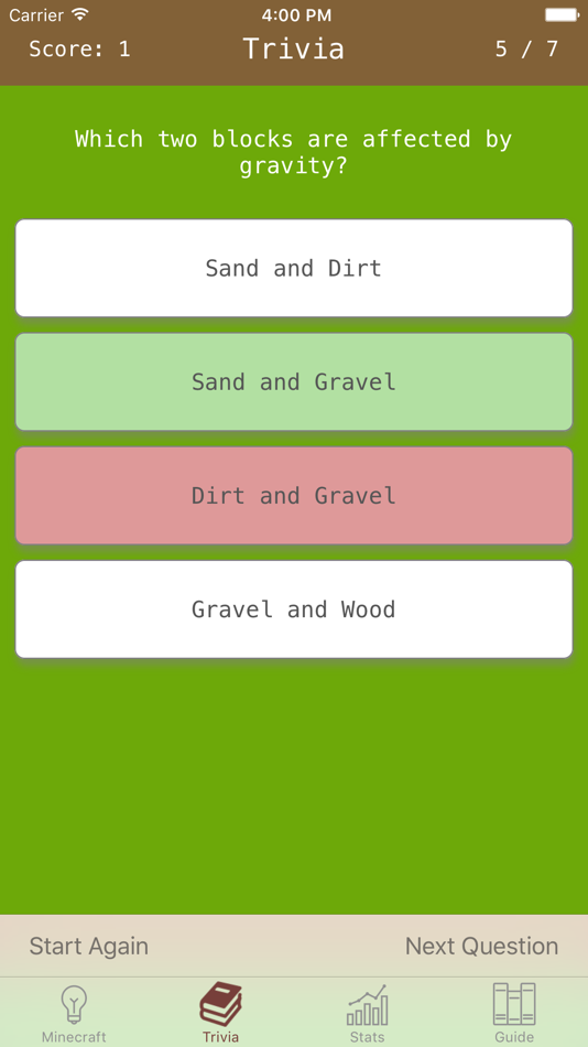 #5. MineTrivia: Craft Quiz & Guide (iOS) 由: Flamethrower
