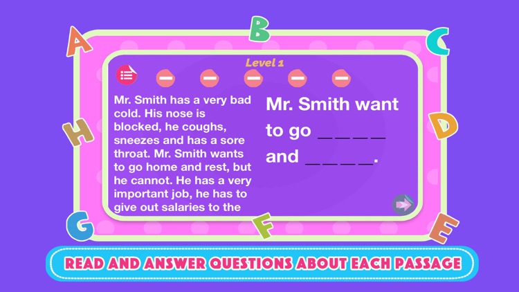 Reading Comprehension English screenshot-3