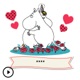 Cute Couple Moomin Stickers app icon - Stickers app for iPhone
