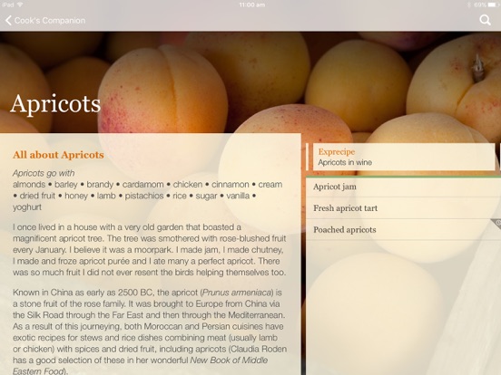 Cook's Companion App iPad screenshot