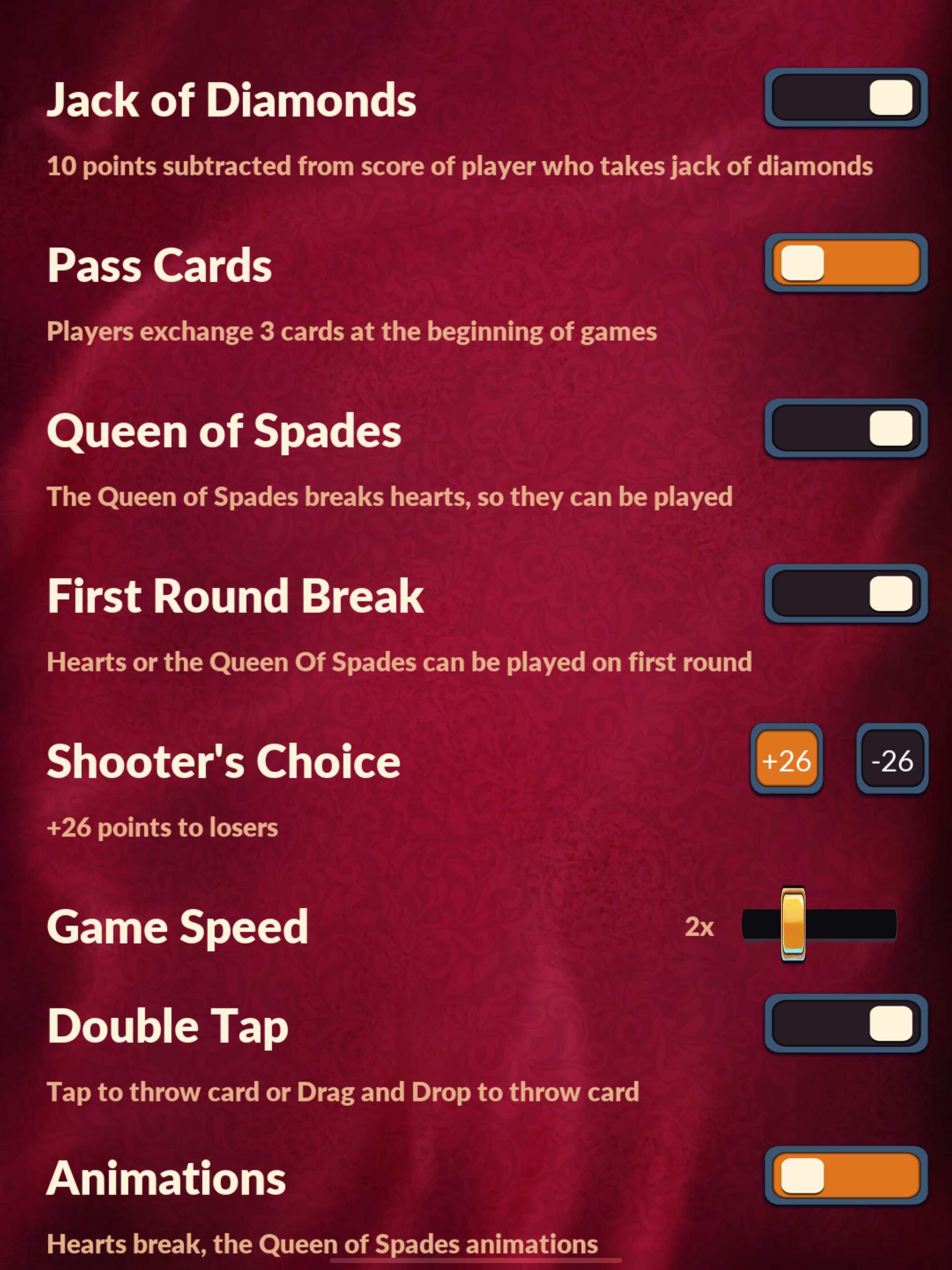 Hearts - Offline Card Games