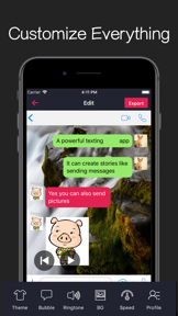 Text Message Chat Video Maker screenshot