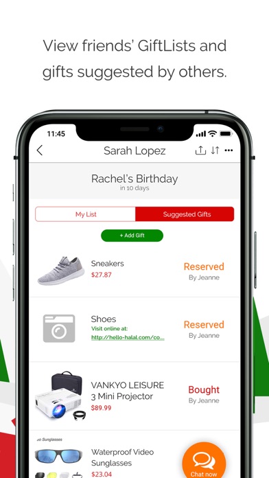 GiftList – A Gift Tracking App screenshot 4