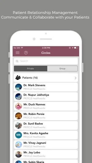 PROCLE Healthworks screenshot 1