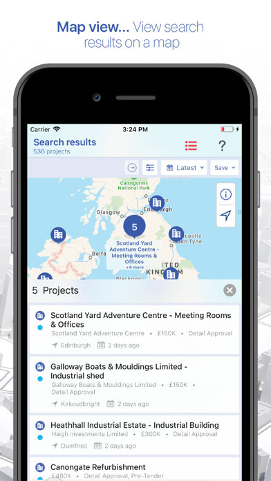 Project Locator Screenshot