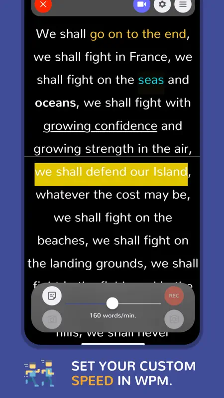 Teleprompter Pro · Prof Hornet screenshot 4 of 10