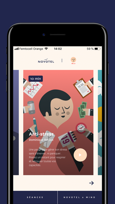 Screenshot #2 pour Méditer avec Novotel