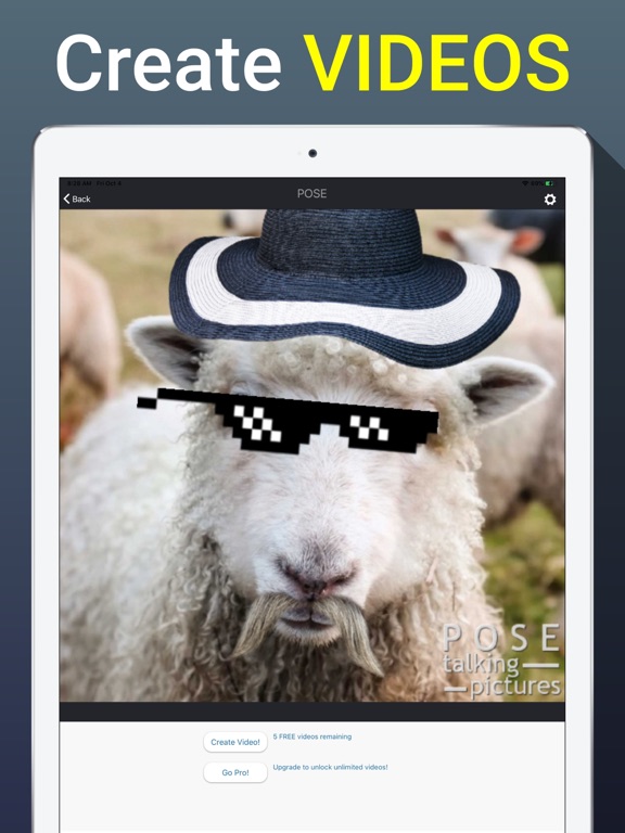 POSE: Talking Pictures iPad screenshot 1 - Entertainment app