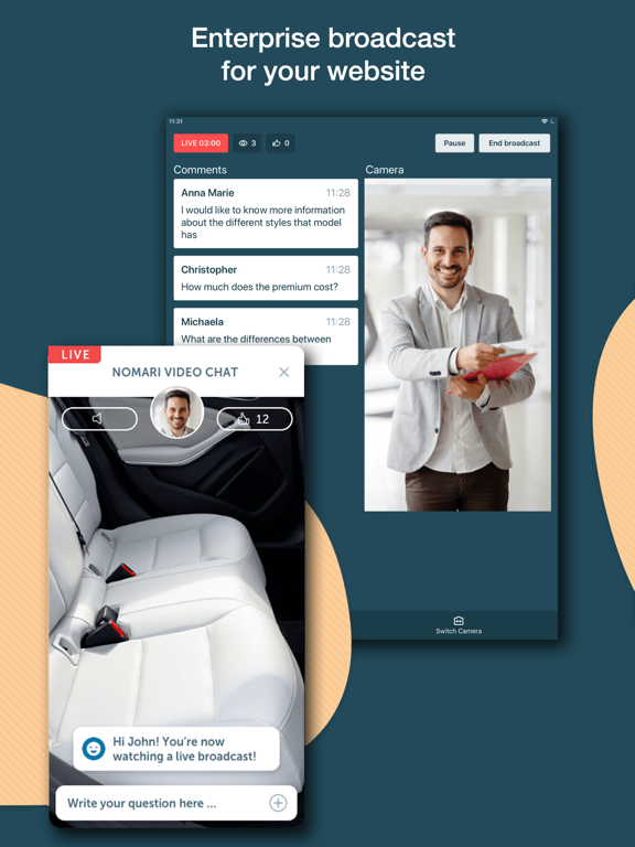 Screenshot #4 pour Broadcast by Whisbi