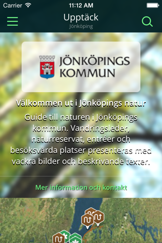 Jönköpings Naturkarta - náhled